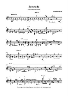 Serenade: Serenade by Nikos Piperis