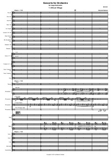 Concerto for Orchestra, MMO22: Concerto for Orchestra by Malcolm Dedman