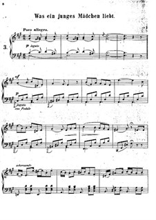 Siebzehn polnische Lieder, Op.74: Nr.5 Was ein junges Mädchen liebt, für Klavier by Frédéric Chopin