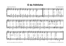 O du fröhliche: Für Orgel by folklore