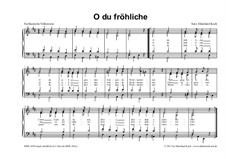 O du fröhliche: Für Orgel by folklore