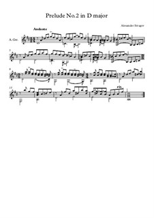 Prelude No.2 in D major: Prelude No.2 in D major by Alexander Strugov