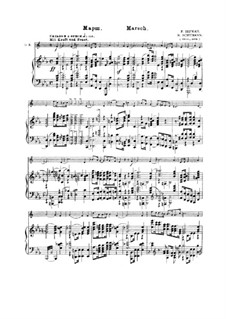 Vier Märsche, Op.76: Nr.4 Marsch, für Trompete und Klavier by Robert Schumann