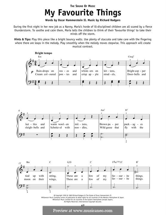 Piano version: Für einen Interpreten by Richard Rodgers