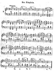 Siebzehn polnische Lieder, Op.74: Nr.14 Das Ringlein, für Klavier by Frédéric Chopin