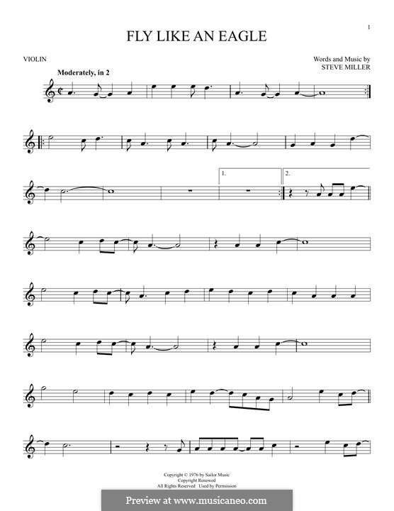 Fly Like an Eagle (Steve Miller Band): Für Violine by Steve Miller