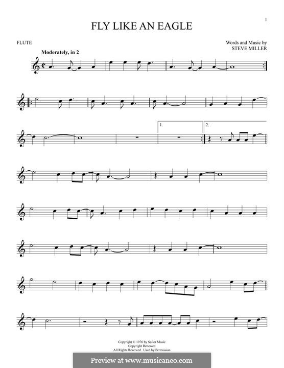 Fly Like an Eagle (Steve Miller Band): Für Flöte by Steve Miller
