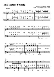 En Mueters Stübele, Op.117: En Mueters Stübele by Manfred Schwenkglenks