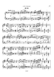 Fünfundzwanzig Präludien, Op.64: Präludium Nr.22 by César Cui