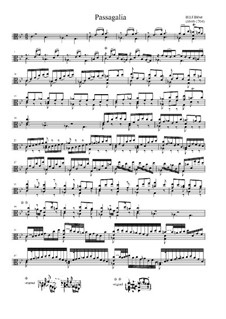 Passacaglia in g-moll, C.105: Für Bratsche by Heinrich Ignaz von Biber