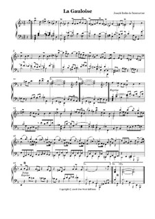 Suite Nr.2 für Cembalo: Nr.2 La gauloise by Joseph Bodin de Boismortier
