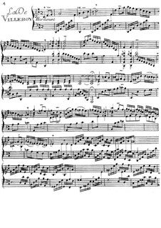 La de Villeroy : La de Villeroy by Jacques Duphly