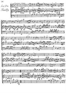 La du Tailly for Violin and Harpsichord: La du Tailly for Violin and Harpsichord by Jacques Duphly