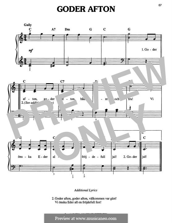 Goder Afton: Goder Afton by folklore