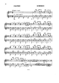 Scherzo in As-Dur: Für Klavier by Alexander Porfiryevich Borodin