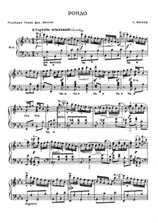 Sonaten für Klavier, H.8 Op.1: Sonate Nr.1 in Es-Dur. Rondo by John Field