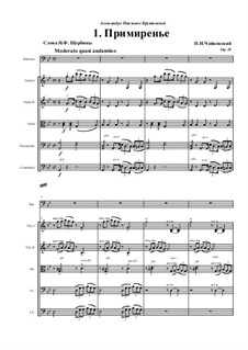 Sechs Romanzen, TH 97 Op.25: No.1 Reconciliation by Pjotr Tschaikowski