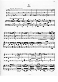 Klavierquartett Nr.1 in D-Dur, B.53 Op.23: Teil III by Antonín Dvořák