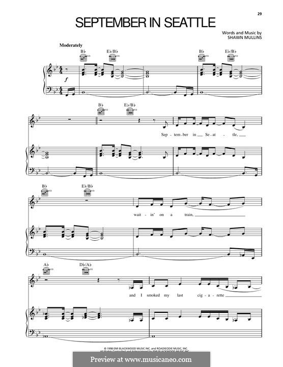 September In Seattle: September In Seattle by Shawn Mullins