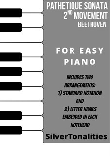Teil II: For easiest piano sheet music combo by Ludwig van Beethoven