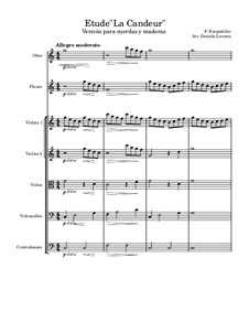 No.1 La Candeur: For chamber orchestra by Johann Friedrich Burgmüller