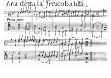 La Frescobalda: Für Orgel by Girolamo Frescobaldi