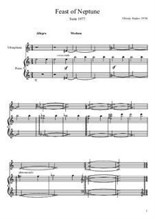 Feast of Neptune: Suite for Piano and Vibraphone. Part 1, 2 by Olexiy Suslov