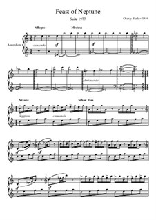 Feast of Neptune: Suite for Accordion Part 1, 2 by Olexiy Suslov