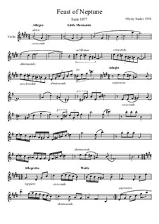 Feast of Neptune: Suite for Violin Part 5, 6 by Olexiy Suslov