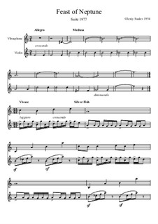Feast of Neptune: Suite for Violin and Vibraphone Part 1, 2 by Olexiy Suslov