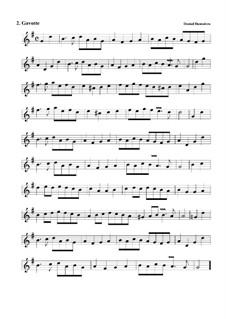 Suite Nr.4 in G-Dur: Nr.2 Gavotte by Daniel Demoivre