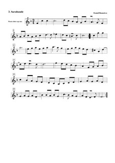 Suite Nr.7 in F-Dur: Nr.3 Sarabande by Daniel Demoivre