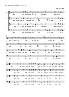 Wilt Thou Unkind Thus Reave Me: Für Stimmen by John Dowland