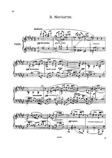 Vier Stücke für Klavier, Op.12: Stücke Nr.3-4 by Georgy Catoire