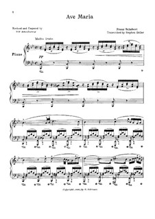 Piano version: Für einen Interpreten by Franz Schubert