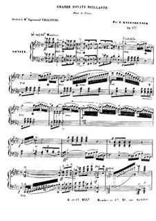 Klaviersonate in As-Dur, Op.177: Teile I-II by Friedrich Kalkbrenner