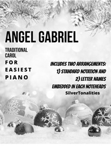 The Angel Gabriel: For easiest piano by folklore