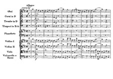 Konzert für Klavier und Orchester Nr.5 in D-Dur, K.175: Teil III by Wolfgang Amadeus Mozart