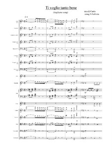 Ti voglio tanto bene: Score, parts by Ernesto de Curtis