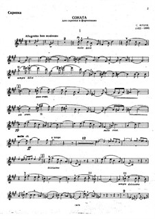 Sonate für Violine und Klavier in A-Dur, M.8 FWV 8: Violinstimme by César Franck