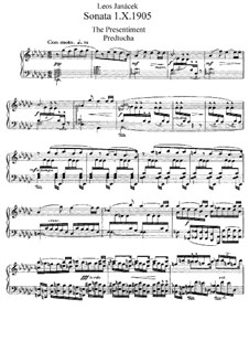 Sonate für Klavier 'I. X.1905, Von der Strasse', JW 8/19: Für einen Interpreten by Leoš Janáček
