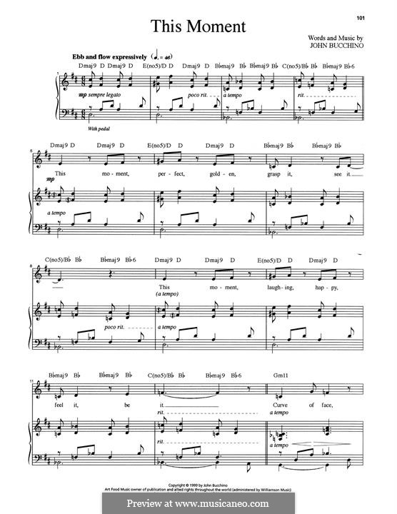 This Moment: This Moment by John Bucchino