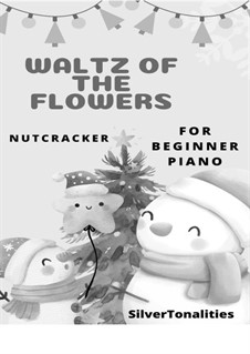 Nr.8 Blumenwalzer: For beginner piano 2nd Edition by Pjotr Tschaikowski