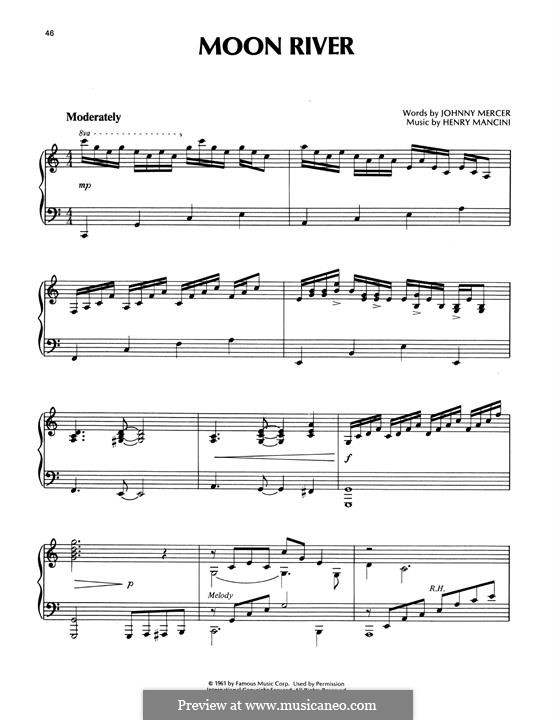 Piano version: Für einen Interpreten by Henry Mancini