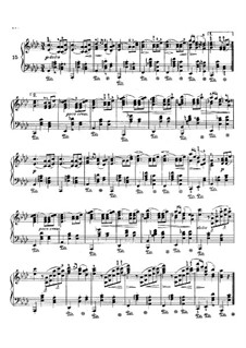 Walzer Nr.15: Bearbeitung für Klavier by Johannes Brahms