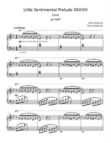 Little Sentimental Prelude 38 'Love': Little Sentimental Prelude 38 'Love' by Galina Bobrova