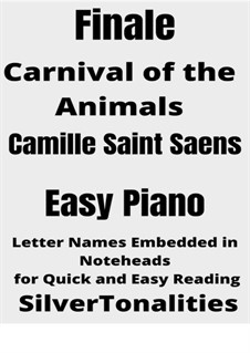 Finale: For easy piano 2nd Edition by Camille Saint-Saëns