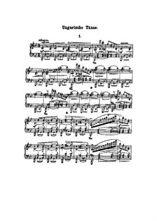 Vollständiger Satz: Für Klavier by Johannes Brahms