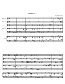 Fantasie Nr.7, für fünf Bratschen und Orgel: Fantasie Nr.7, für fünf Bratschen und Orgel by John Jenkins