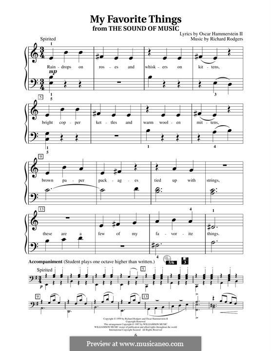 Piano version: Für einen Interpreten by Richard Rodgers